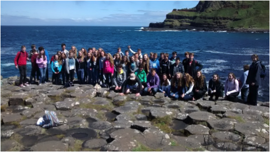 Year 11 field trip to the Giants Causeway, County Antrim.